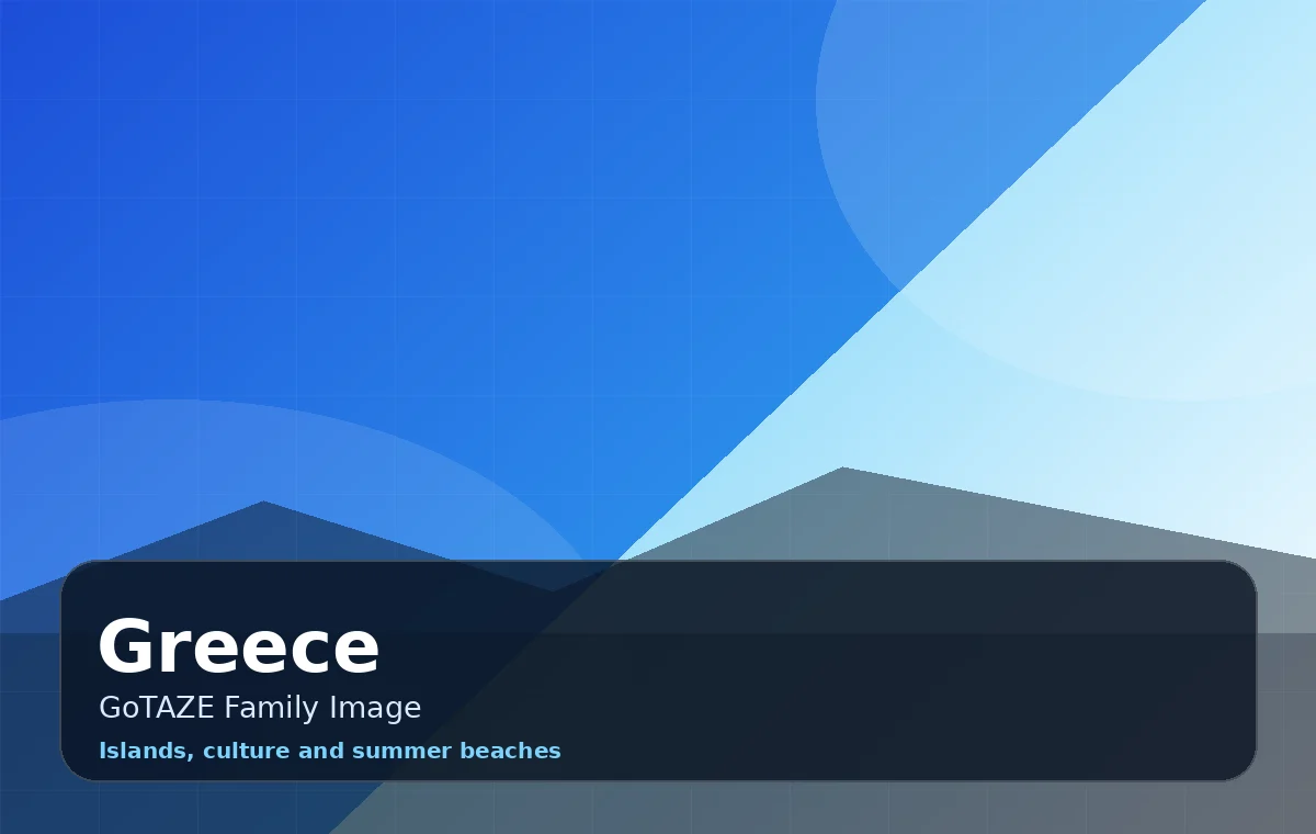 Greece family holiday image